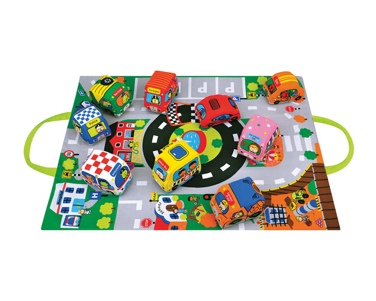 Take Along Play Set - Cars in Town – K's Kids EU